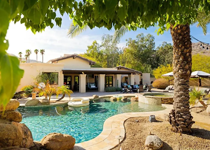 Luxury Family Getaway Pool Games Sauna Scottsdale